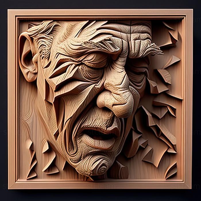 3D модель Філіп Перлстайн, американський художник (STL)